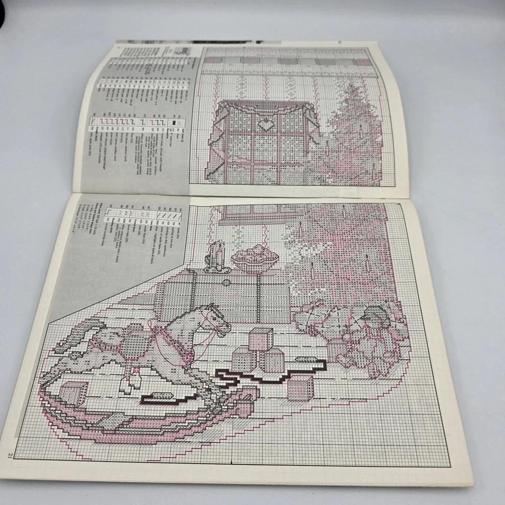 Cross Stitch & Country Crafts Premiere Issue  1985 Magazine 23 Projects